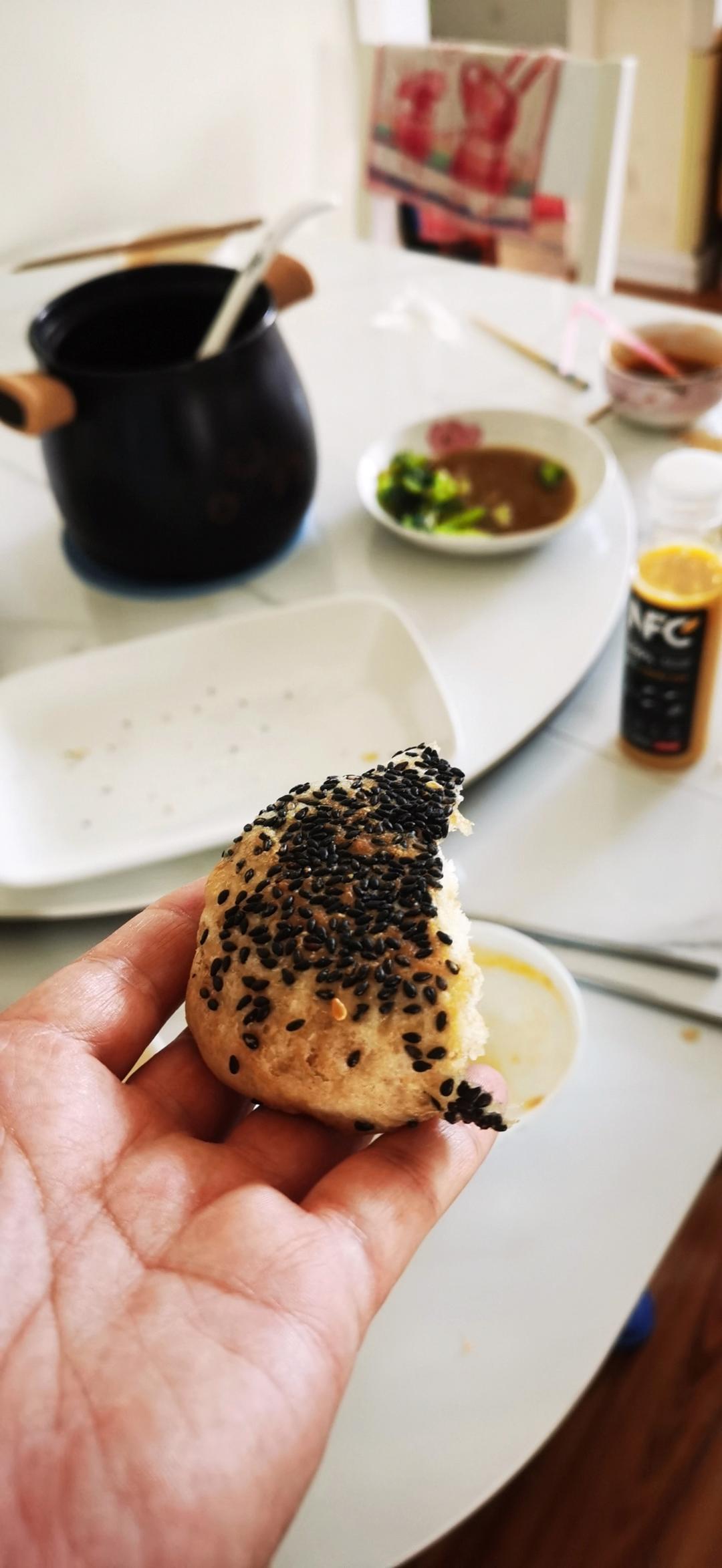 发面麻酱烧饼 超级无敌香 一看就会 附视频细节讲解