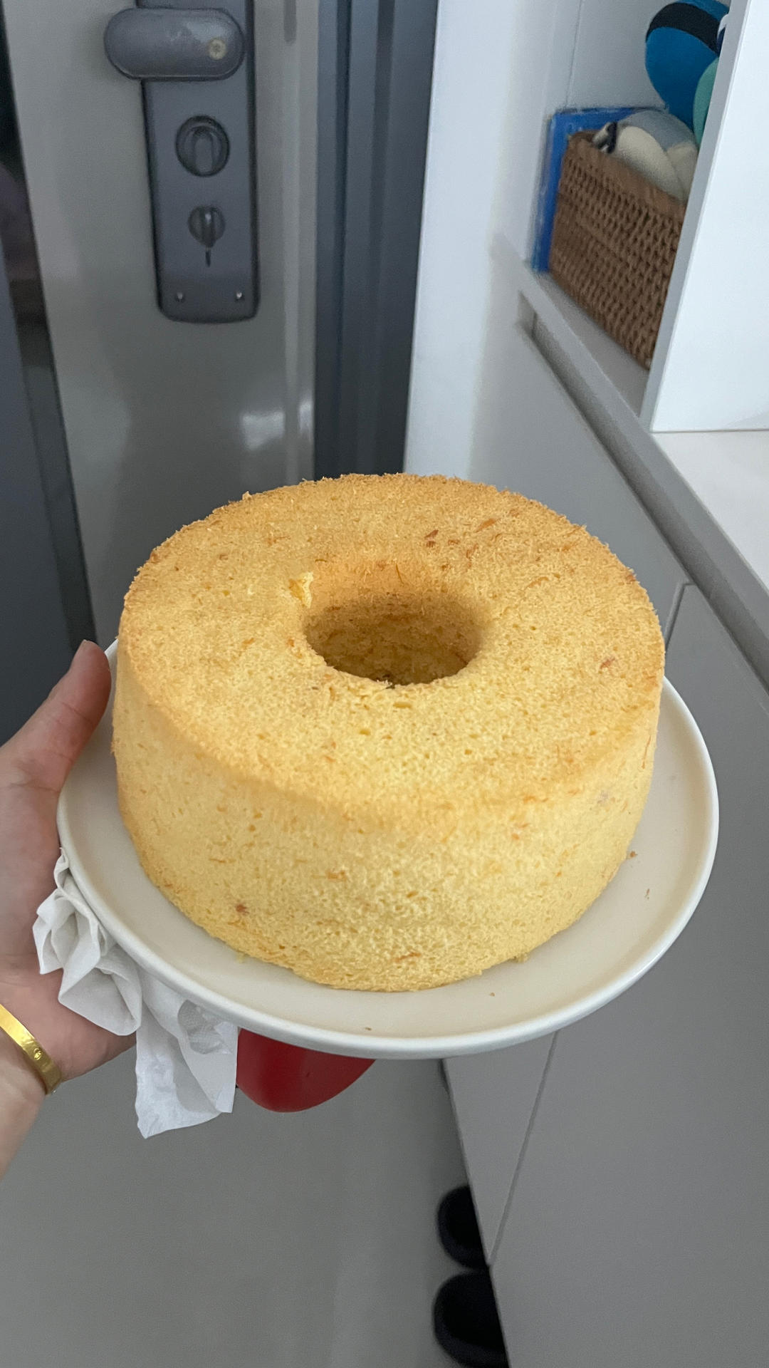 咸香戚风经典——黄金葱香肉松戚风