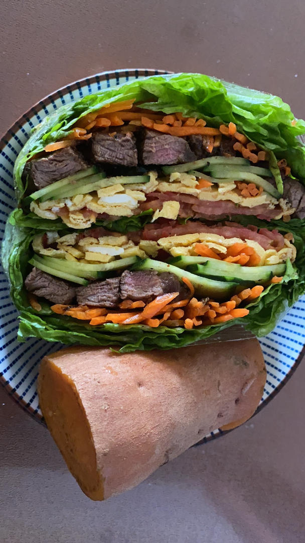 关晓彤三明治减脂！（内附保鲜膜包法！）