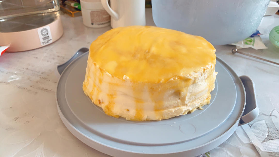 零基础做芒果千层蛋糕（8寸）