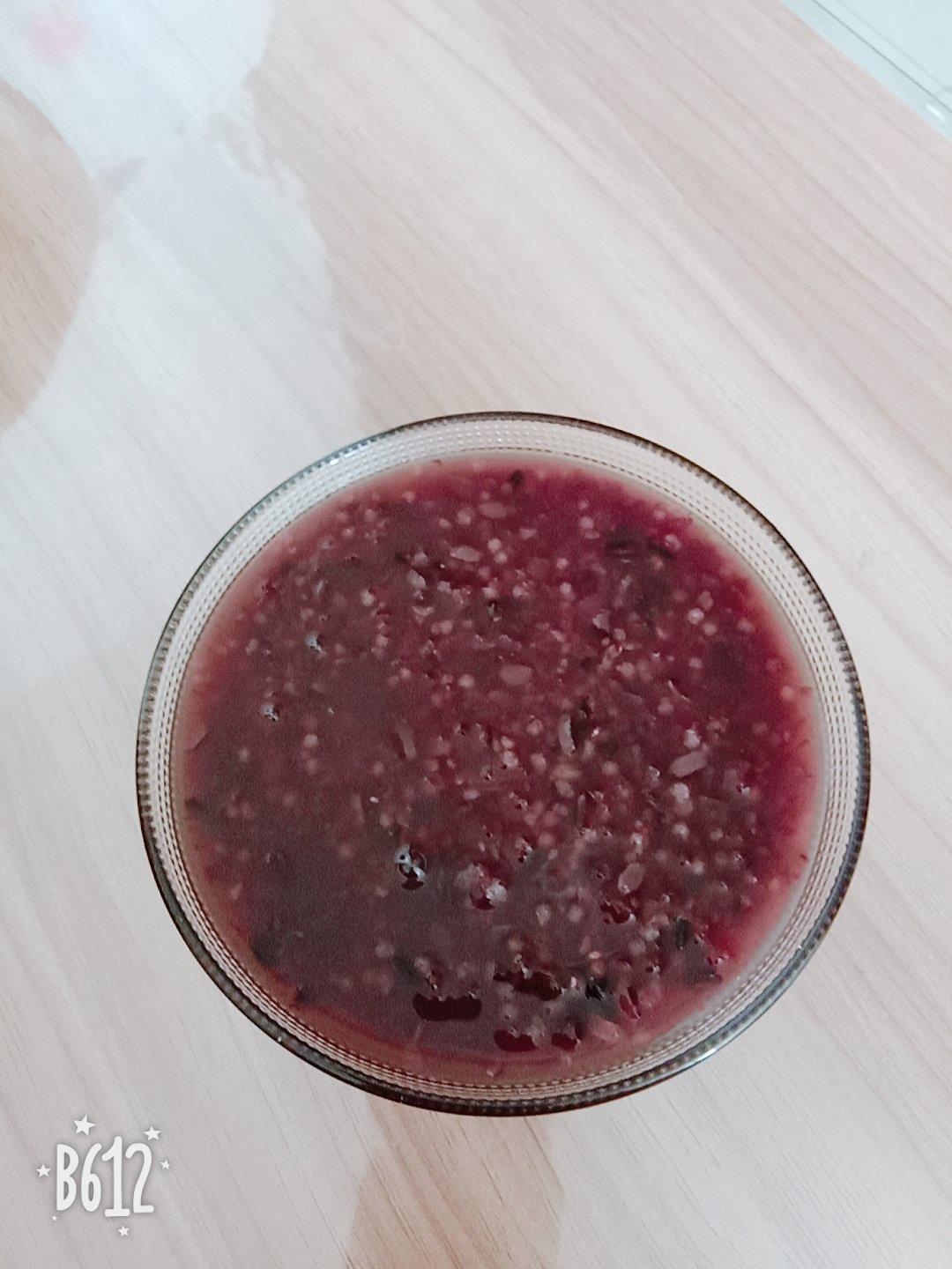 月儿似柠檬做的黑米粥