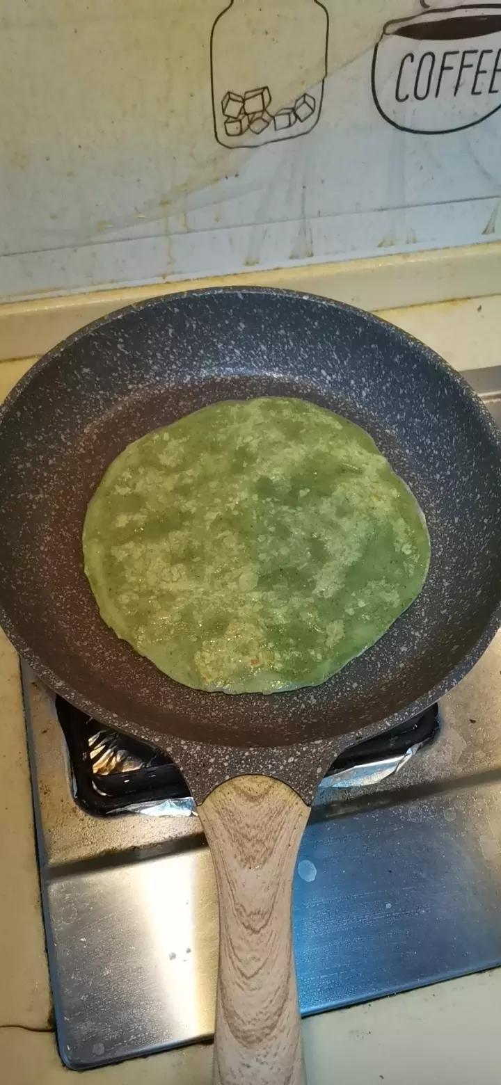 菠菜薄饼