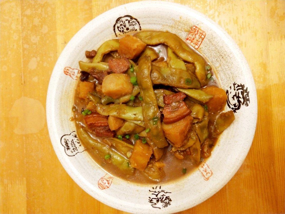 油豆角炖土豆