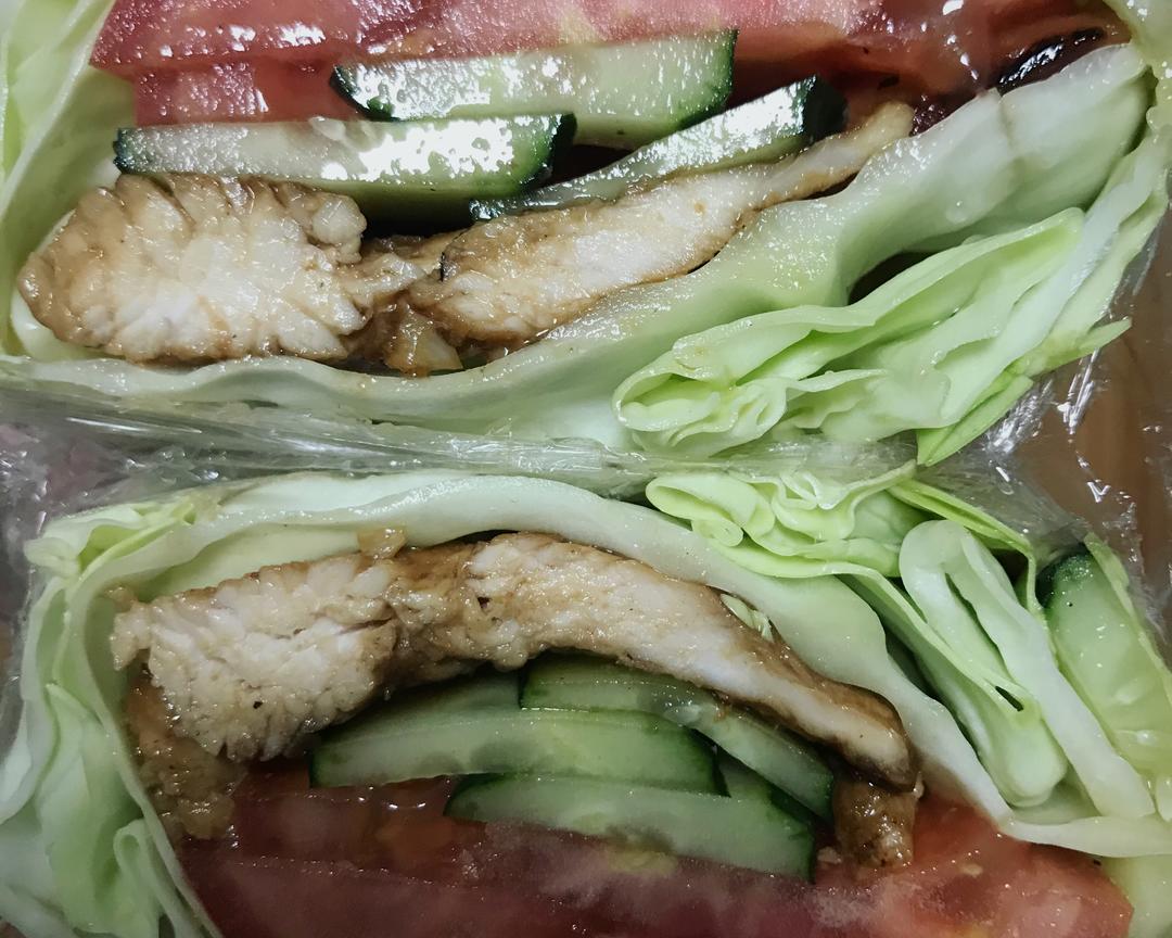 关晓彤版蔬菜三明治