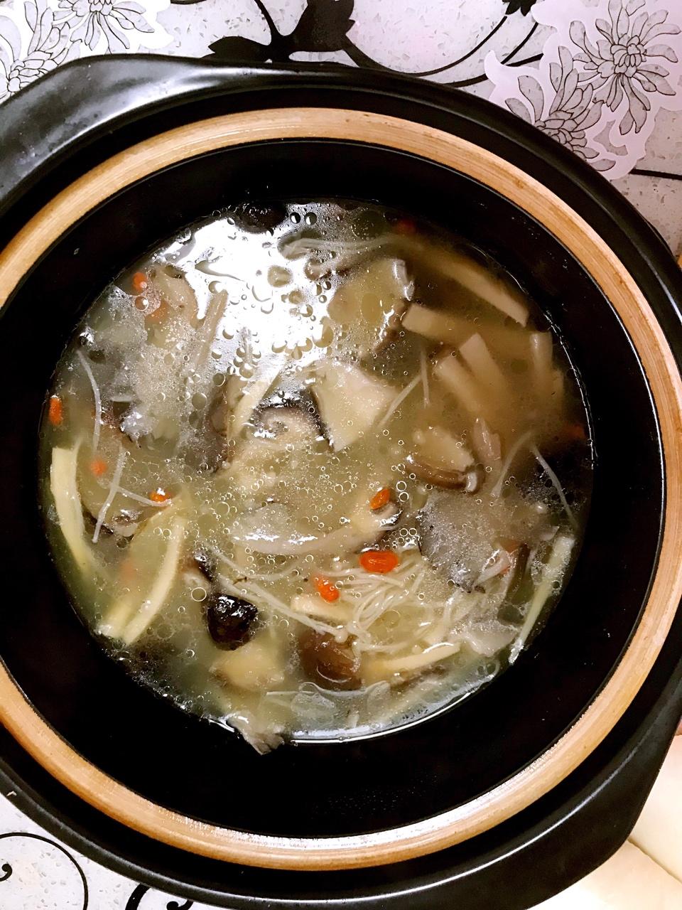 冬日暖汤——菌菇汤