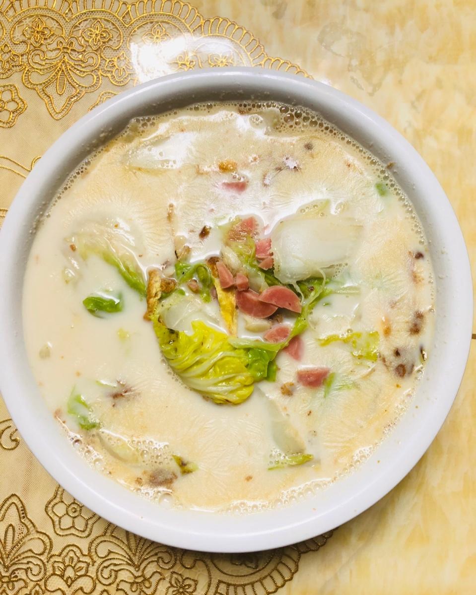 我很_重要做的奶汤娃娃菜