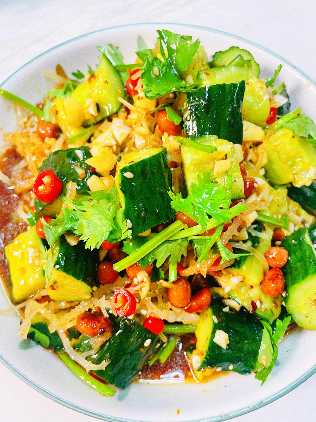 🌈酸酸辣辣巨开胃～超过瘾的凉拌黄瓜