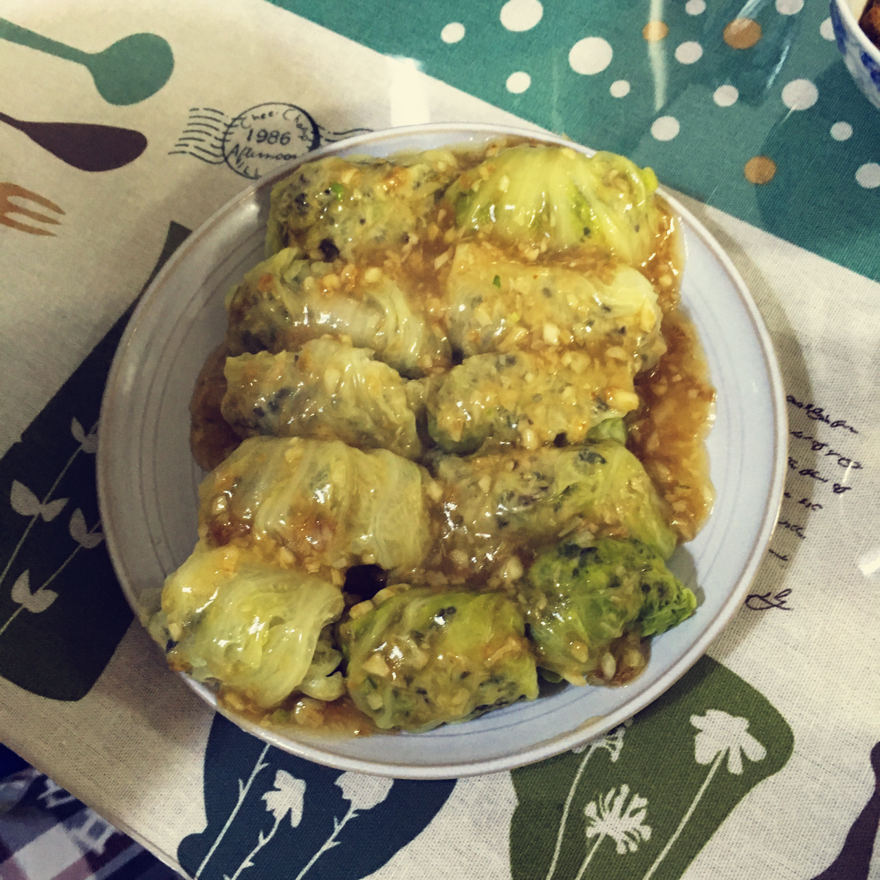 肉酿白菜卷
