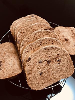 浓郁巧克力面包（面包机版）的做法 步骤6