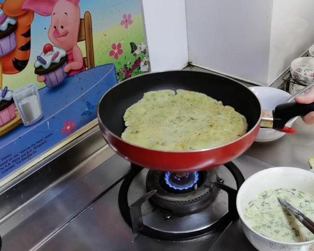 不发面，不揉面，快手面糊版葱油饼