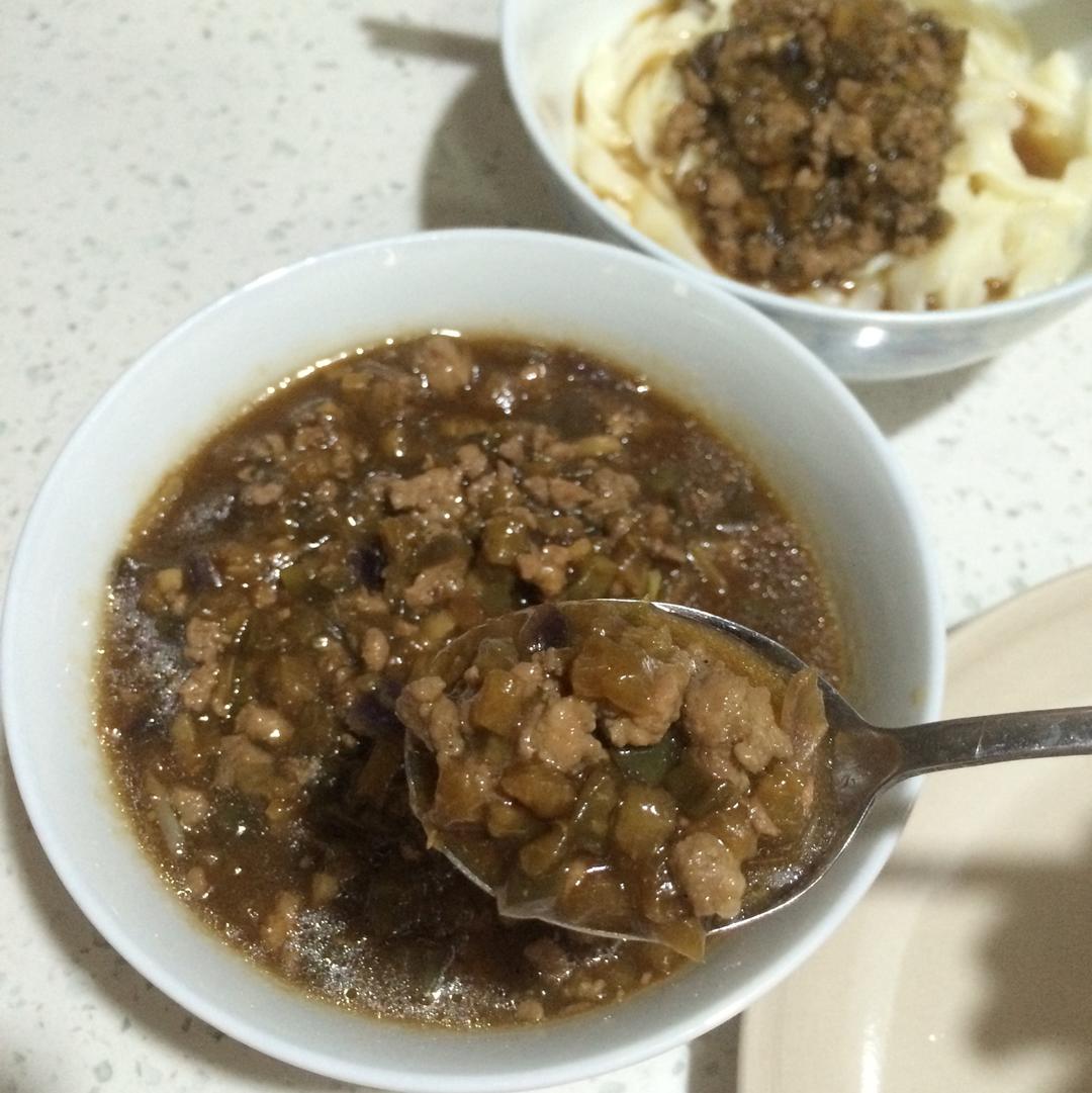 茄丁卤肉酱