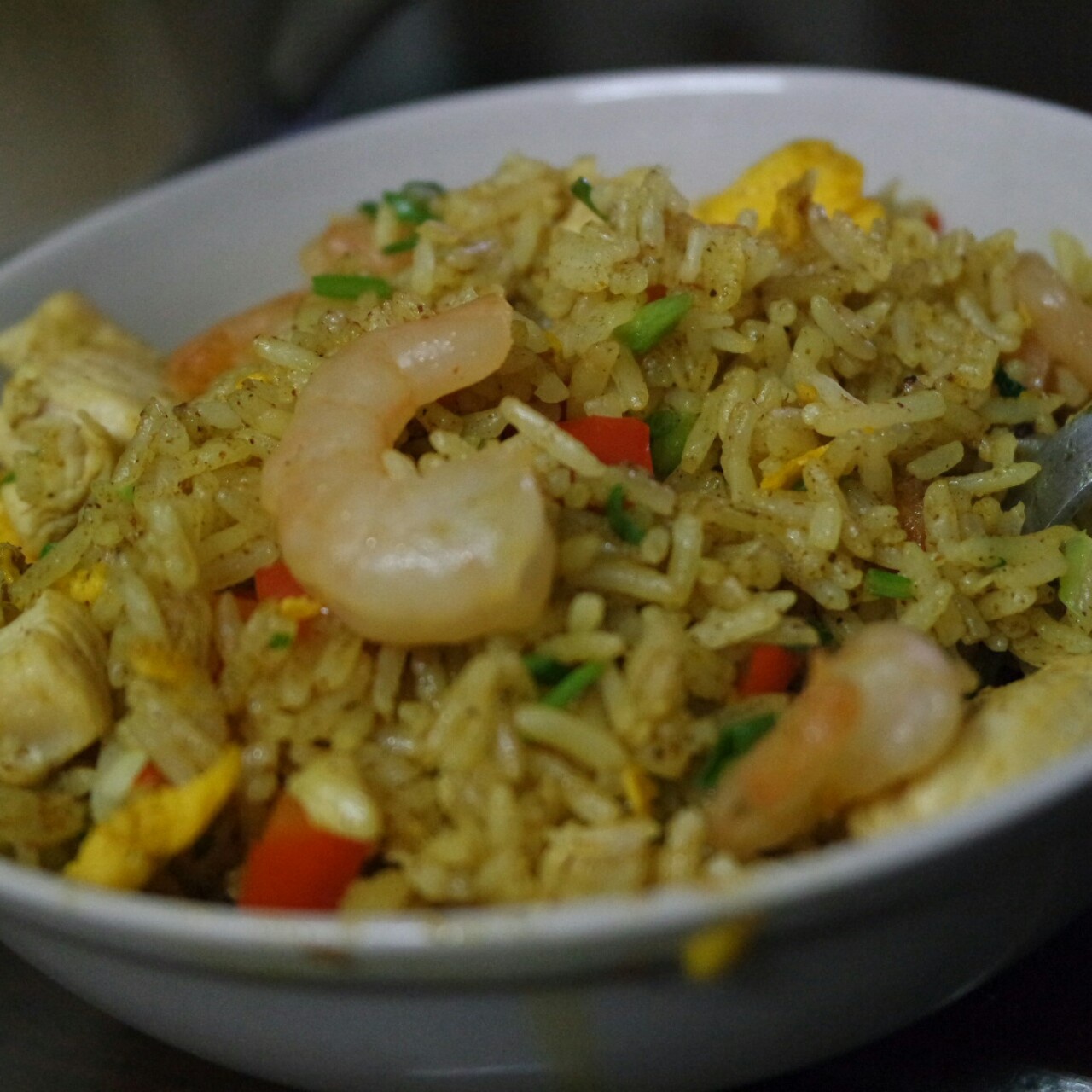 海鲜咖喱炒饭
