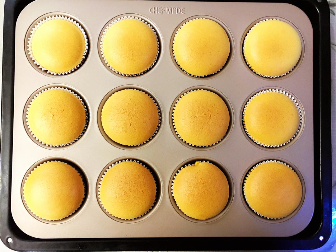 不开裂，不回缩，不塌陷的戚风杯子蛋糕