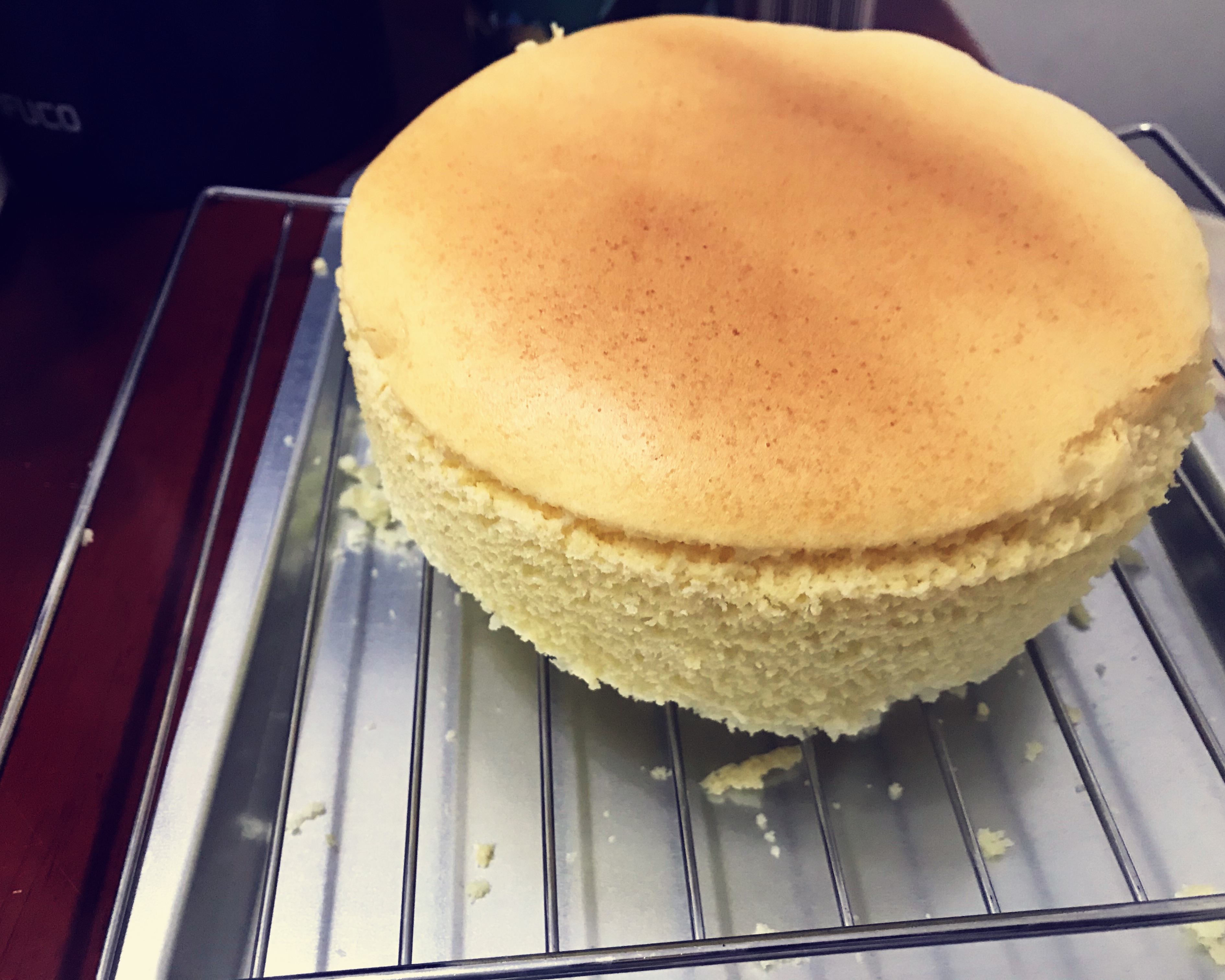 六寸低糖低脂粘米粉蛋糕美的10升烤箱的做法