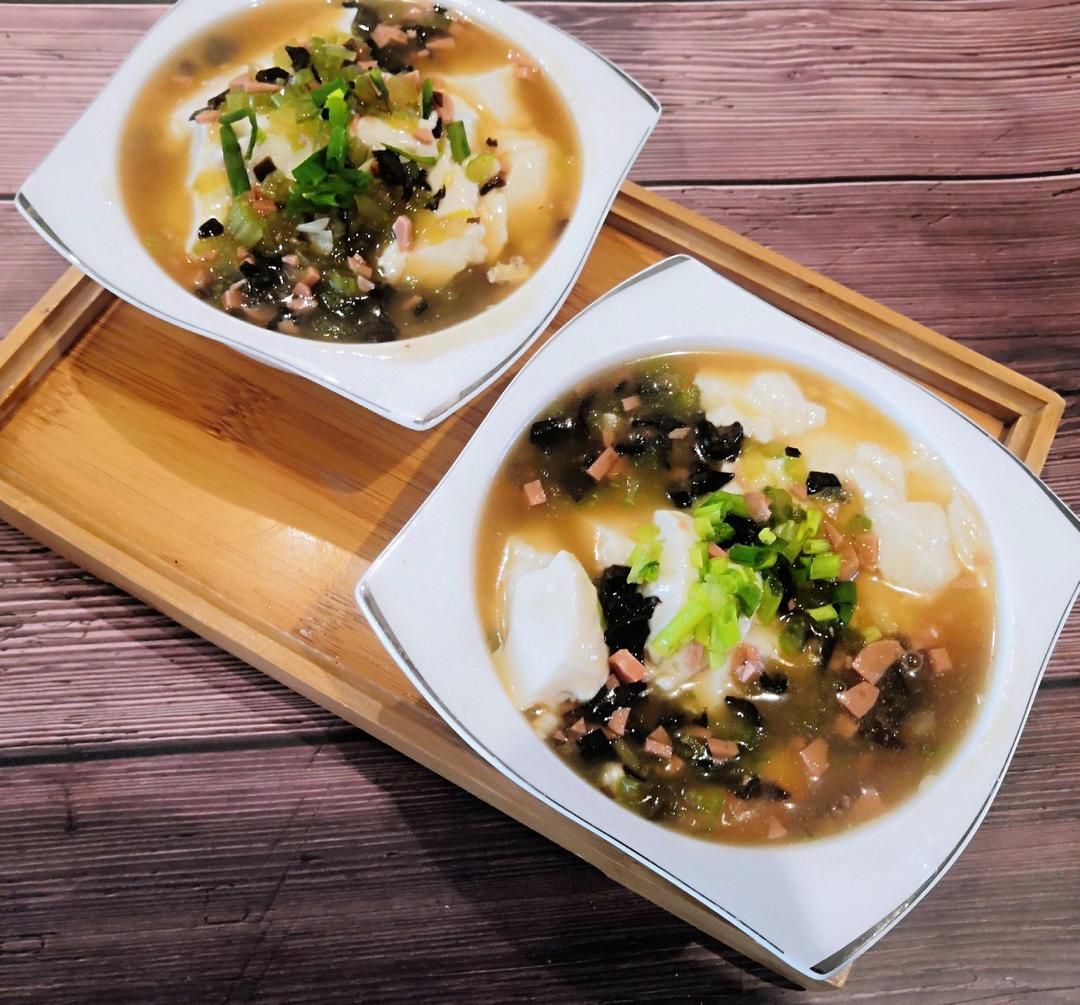 轻言清语心音做的一次成功——丝滑豆腐脑