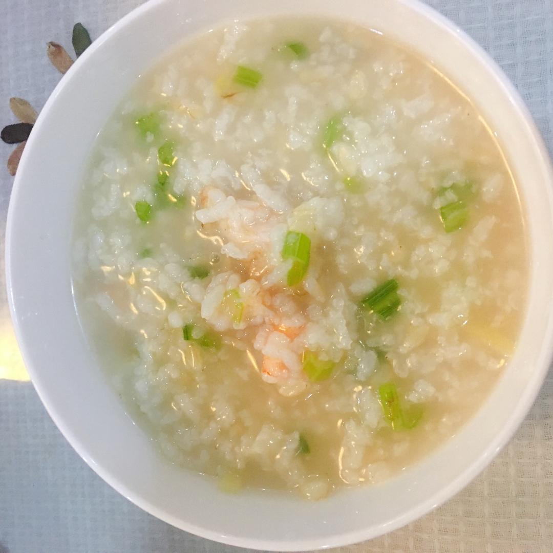 鲜虾香芹粥