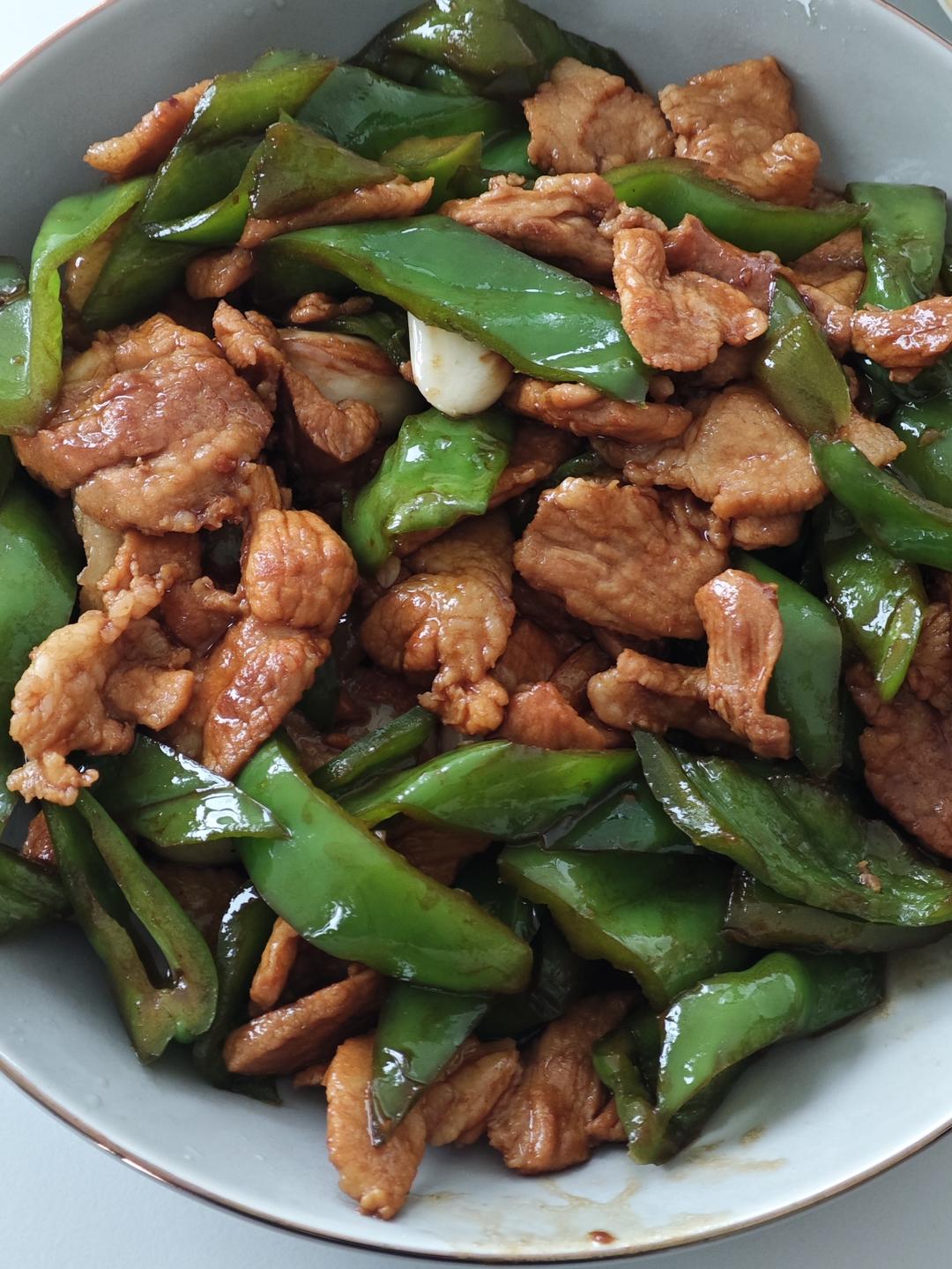 青椒炒肉