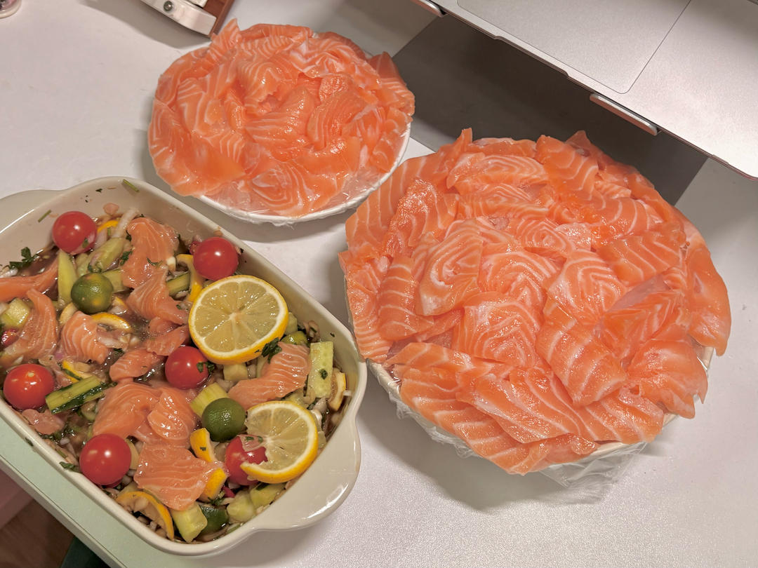 泰式生腌三文鱼