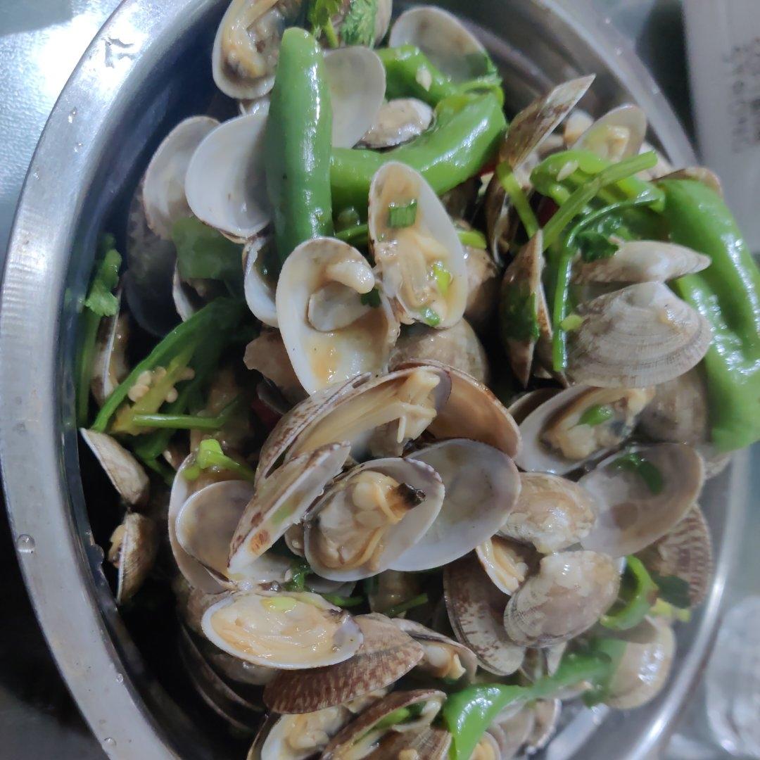 5分钟快手菜❗️秒杀路边摊爆炒花甲～好吃到爆