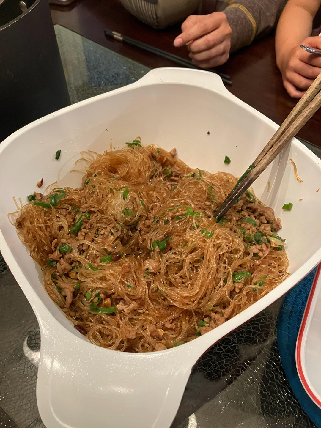 肉末粉丝煲（蚂蚁上树，干捞粉丝煲）