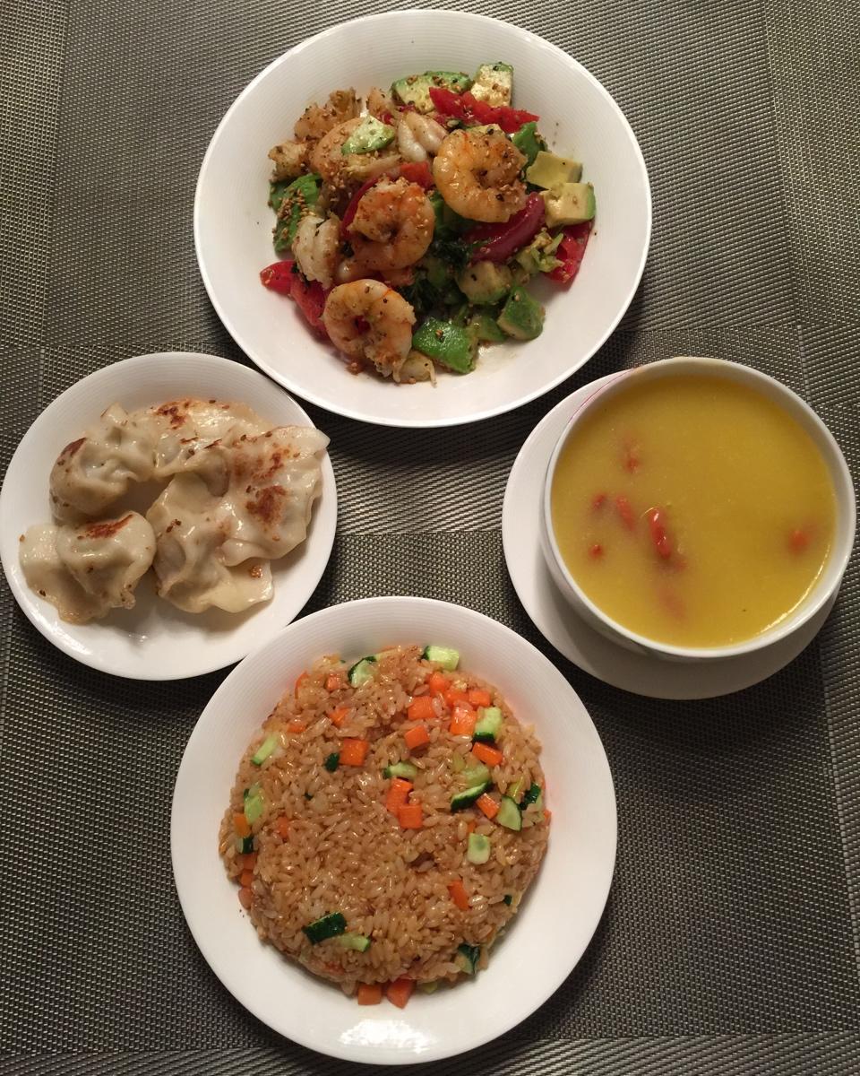 牛油果虾仁沙拉