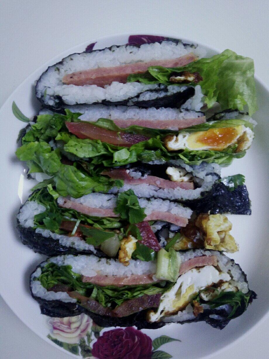 高颜值海苔饭团