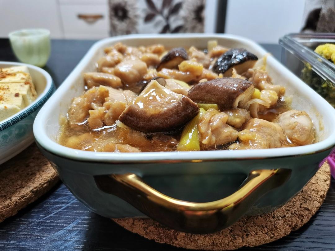 香菇鸡腿蒸