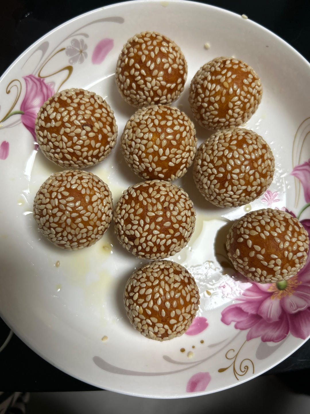“南瓜芝麻球”聚餐必做小点心