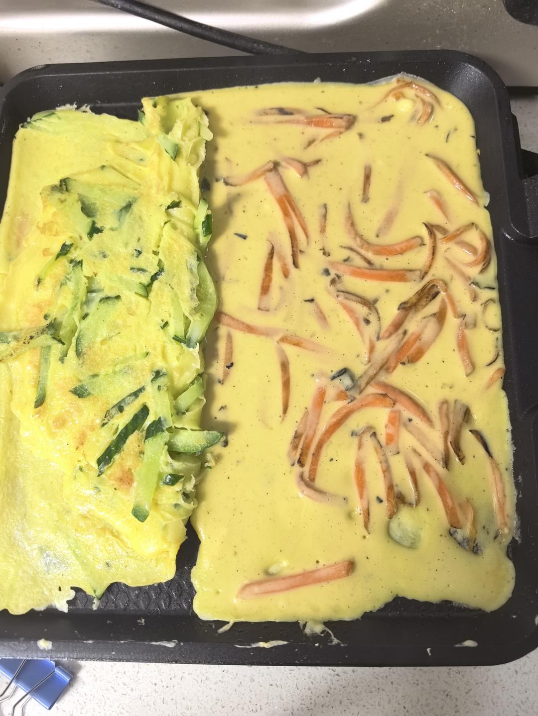 胡萝卜黄瓜早餐饼