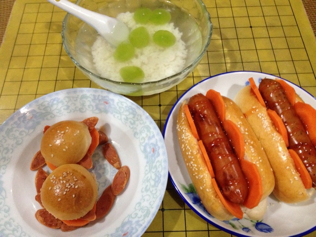 热狗面包
