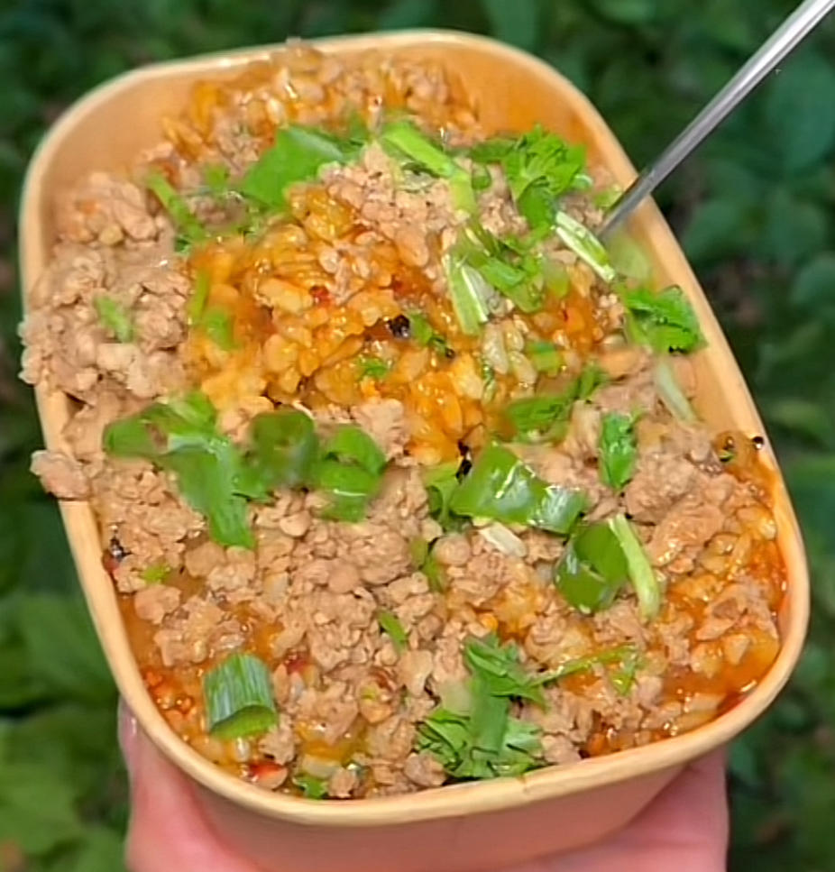 肉沫土豆泥拌饭🍚的做法