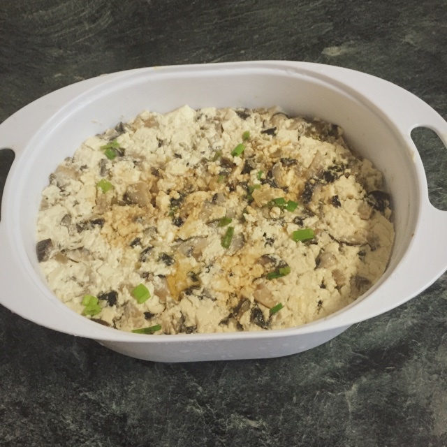 蒸豆腐饼