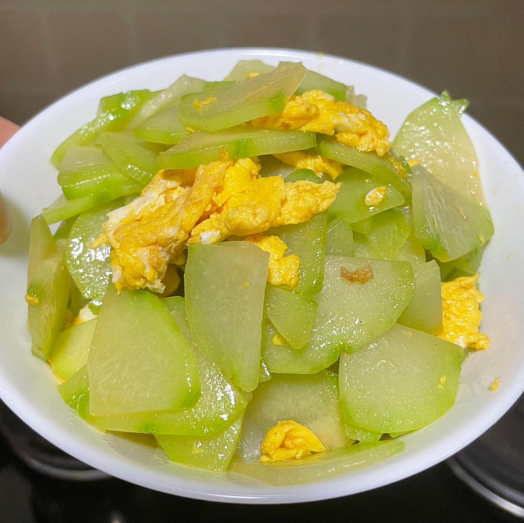 家常素菜佛手瓜炒鸡蛋🥚