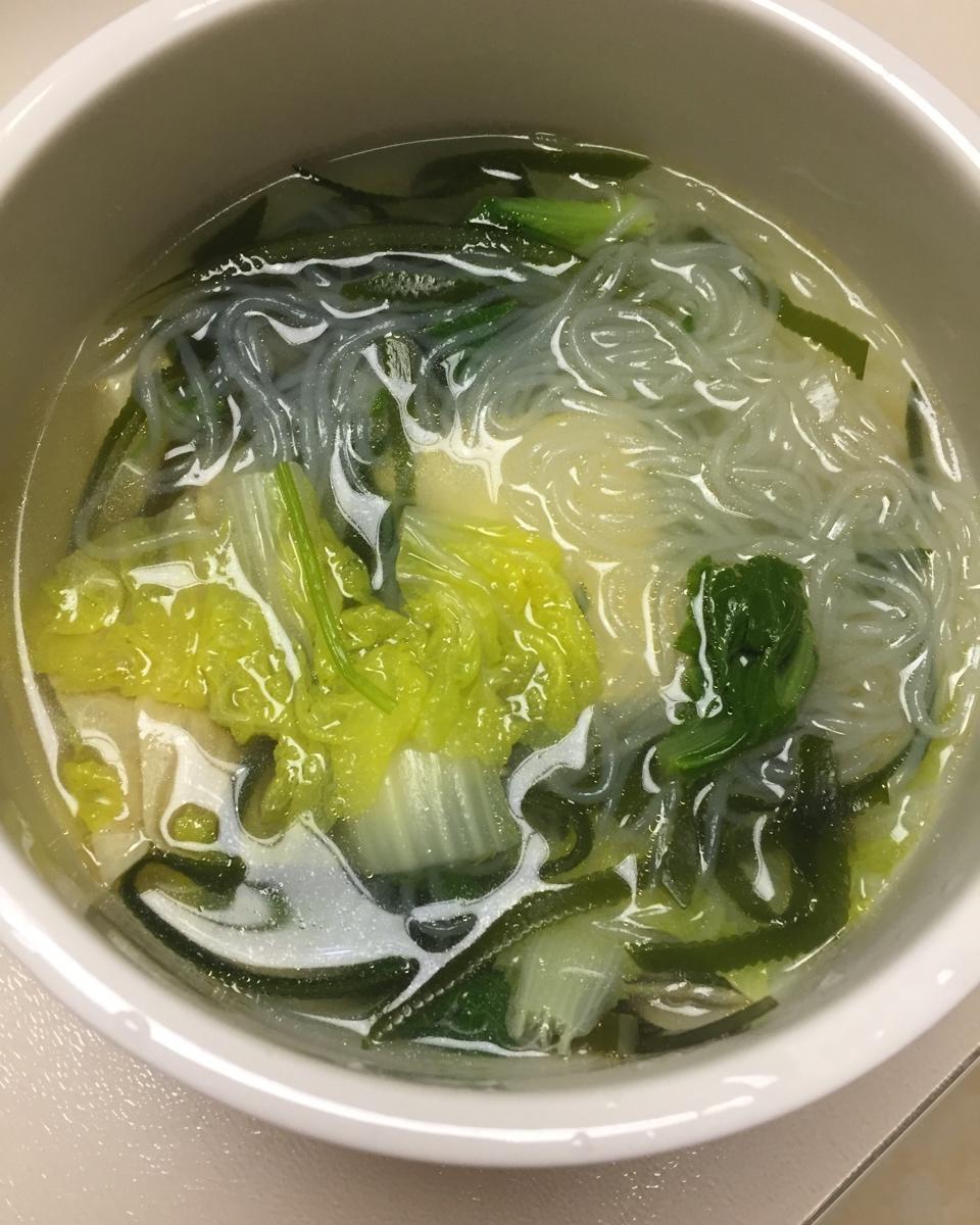 白菜粉丝汤