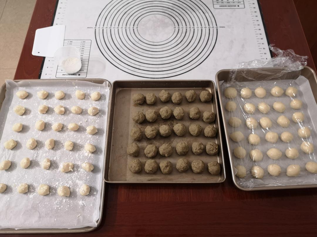 酥皮绿豆饼   酥得掉渣渣