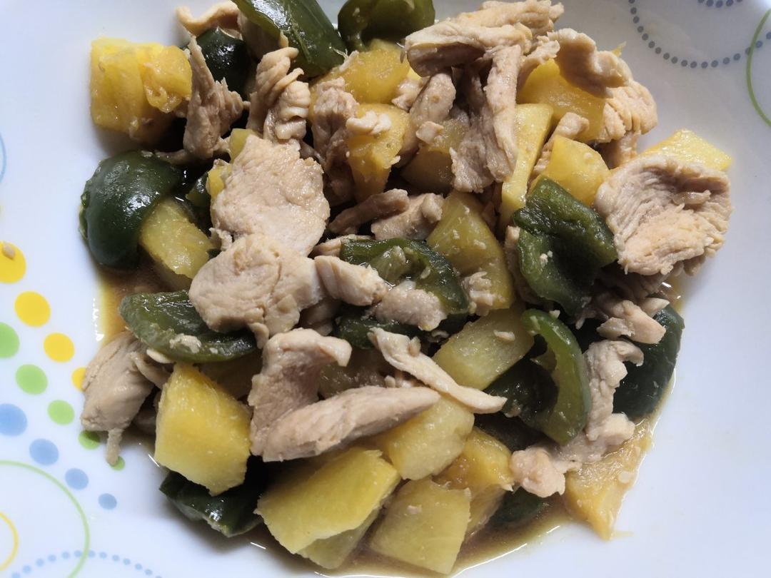 菠萝/凤梨炒鸡肉