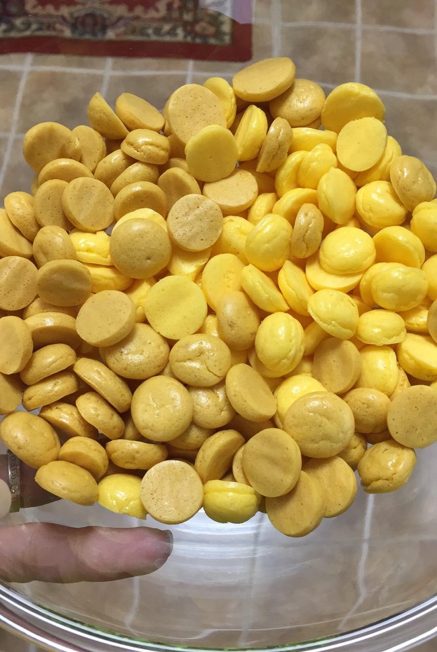 入口即化的无添加蛋黄溶豆