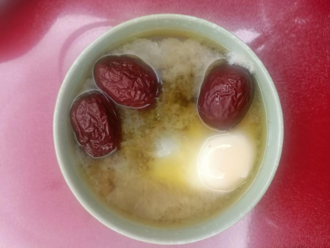 桂圆红枣鸡蛋糖水
