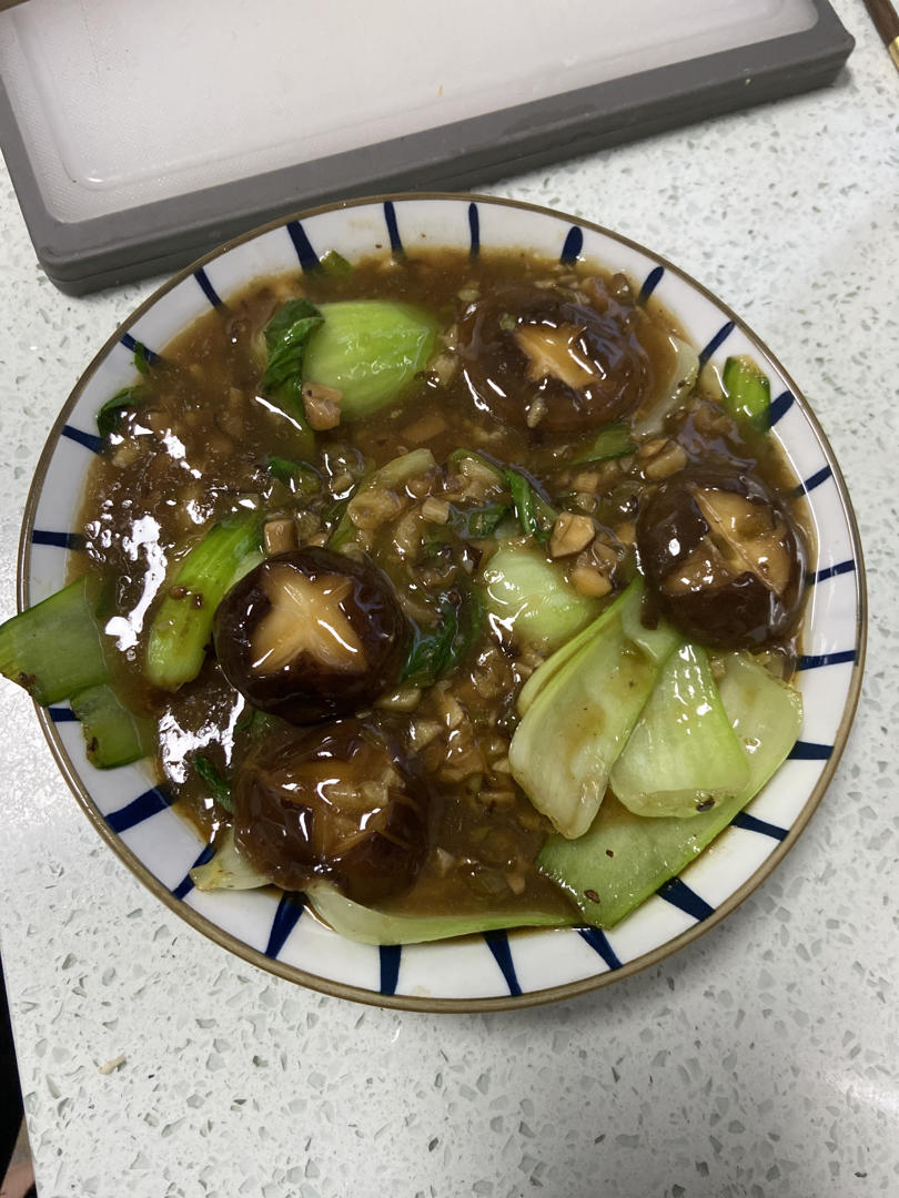 蚝油香菇小油菜