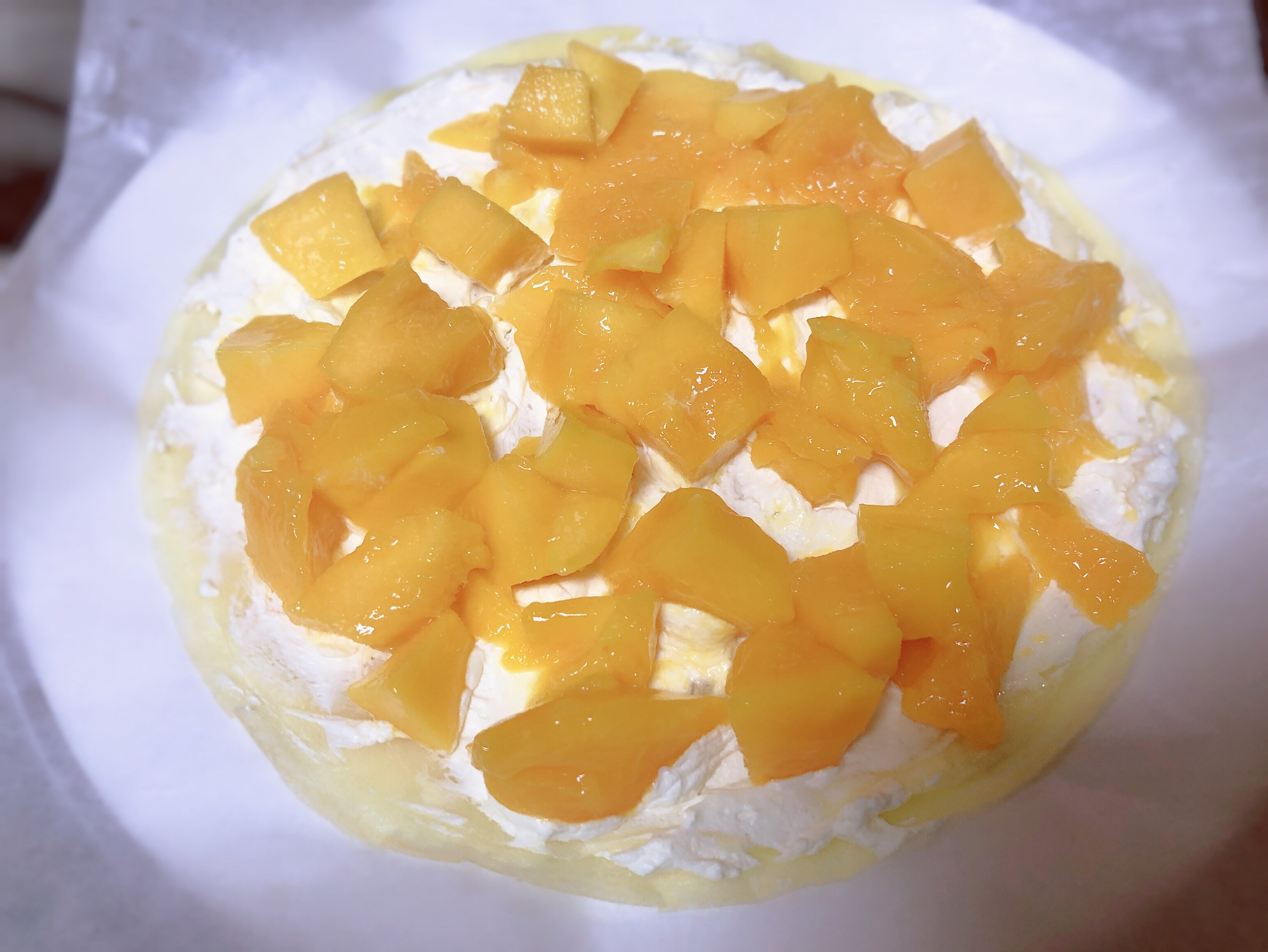 芒果千层蛋糕🍰的做法 步骤9