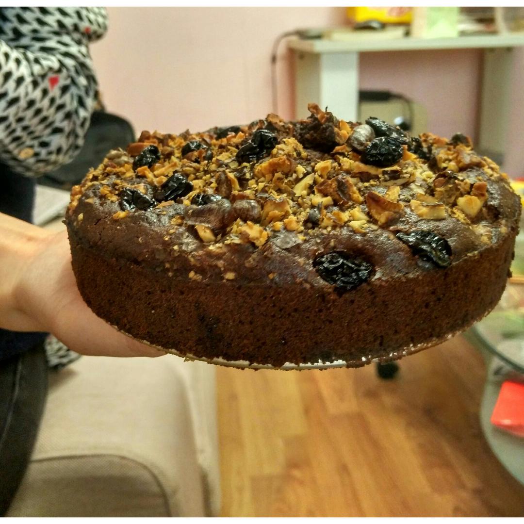 香蕉可可红酒磅蛋糕（少油）