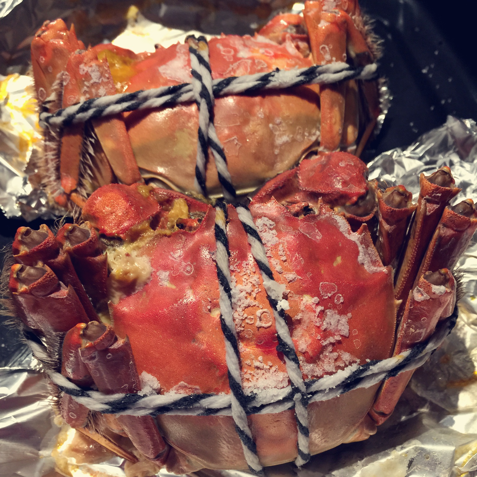 请叫我路德维希仔做的盐烤蟹(省盐省事儿烤箱版)