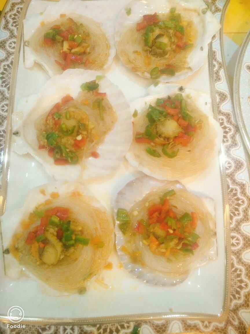 蒜蓉粉丝蒸扇贝