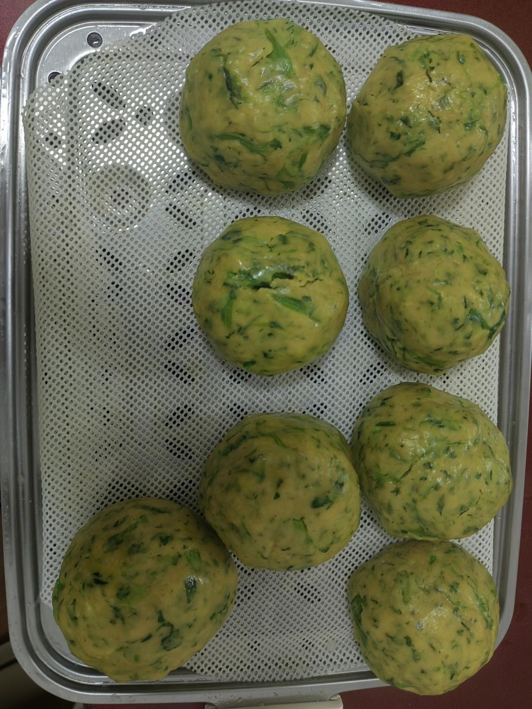 玉米面菜窝头