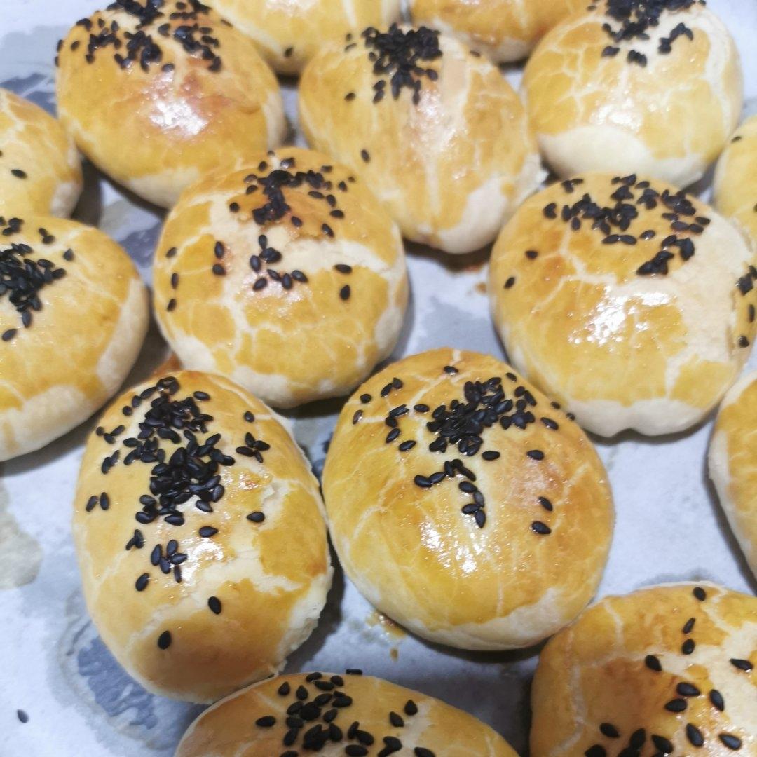 酥掉渣的椒盐牛舌饼