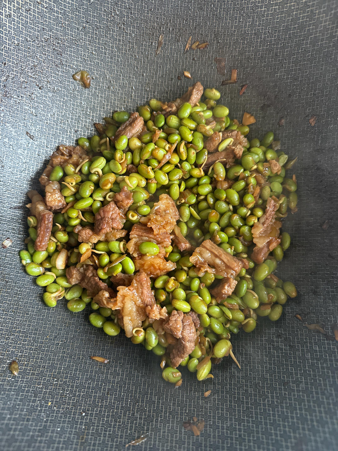 青豆炒肉