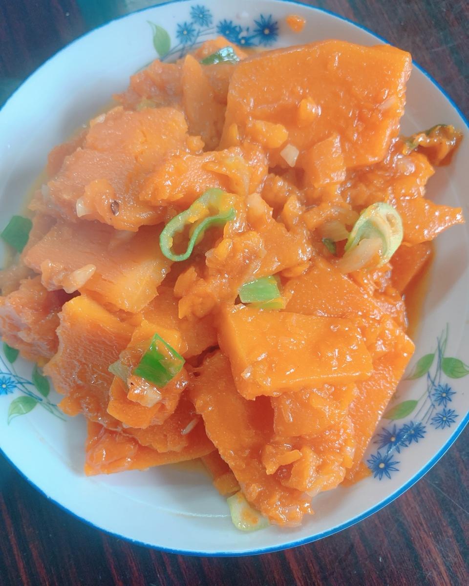 红烧炒南瓜