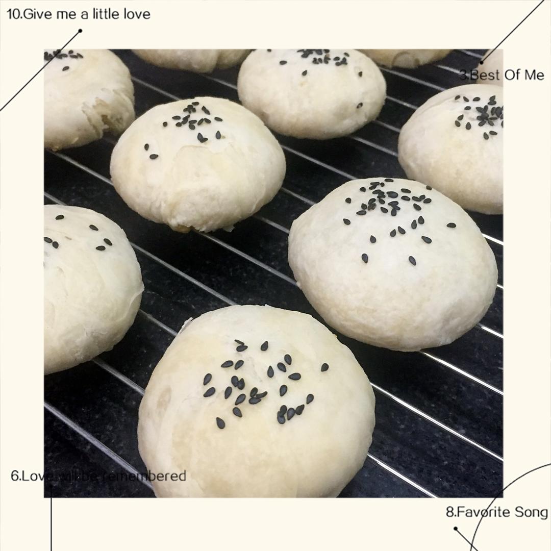 酥皮绿豆饼   酥得掉渣渣