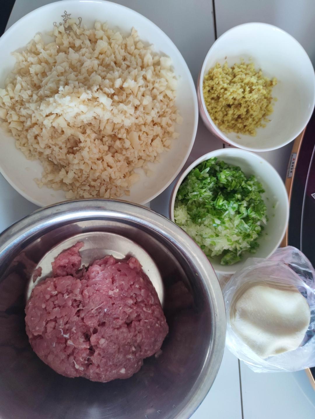 莲藕水饺