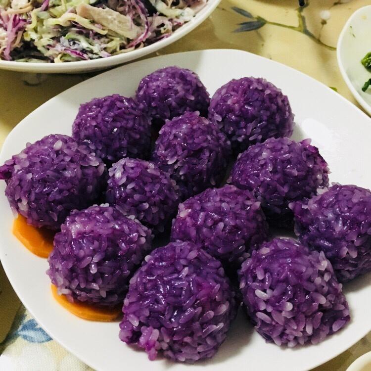 珍珠紫薯芒果球